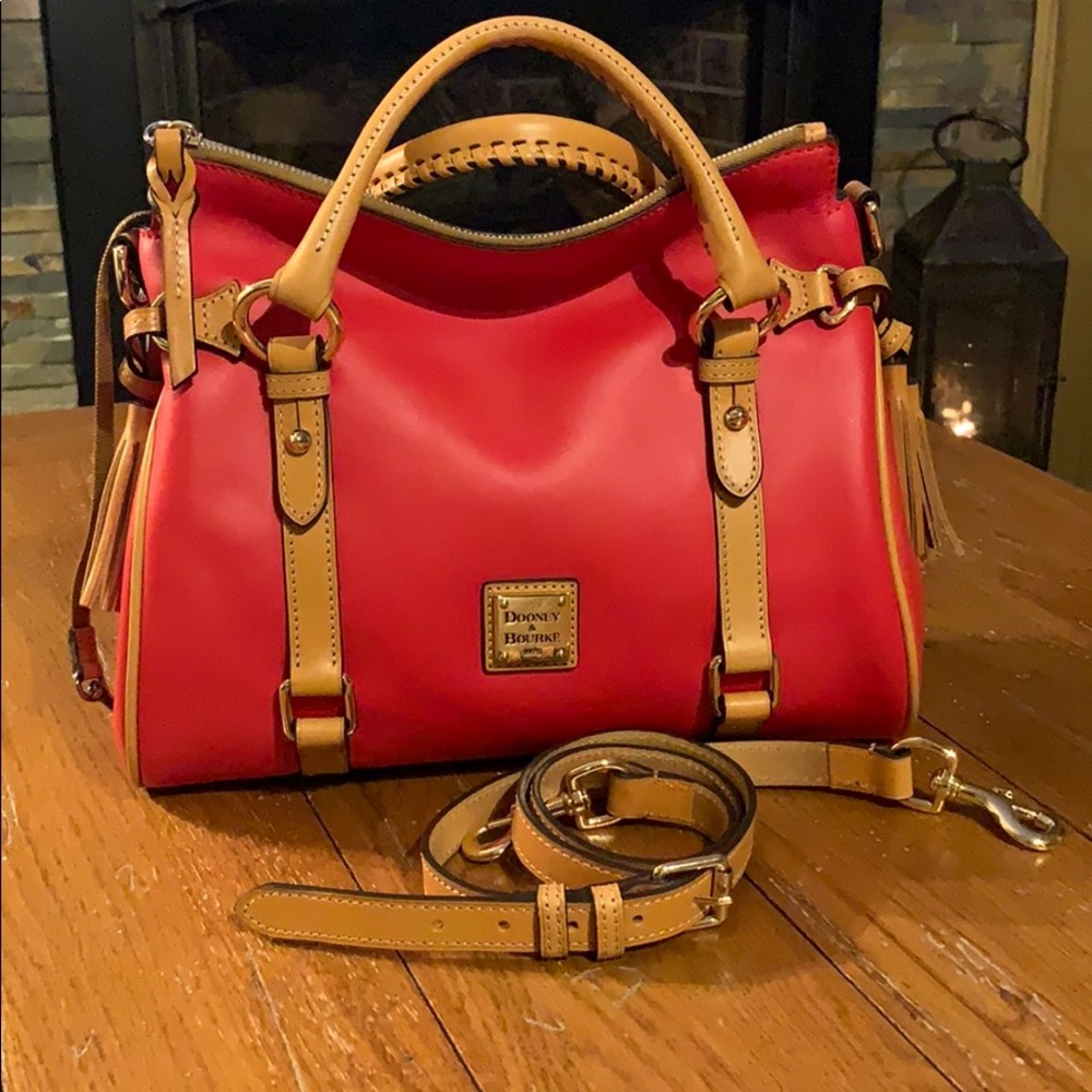 Dooney & Bourke City Medium Satchel - Geranium red (Style: BCITY1980 GEBS) - Picture 2 of 10